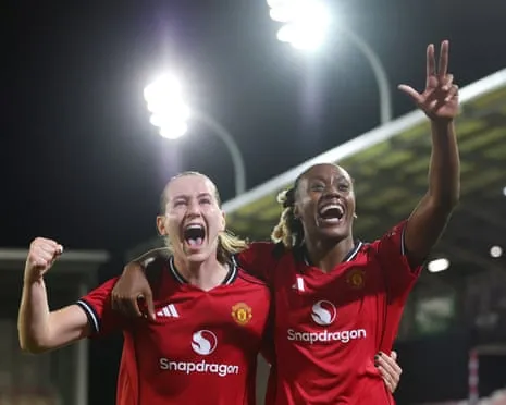 E. Terland Treble Sends Manchester United Into Women's UCL Main Draw