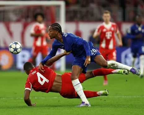 The Blues' boss explodes after Bayern Munich defender Tah escapes dismissal during UCL loss